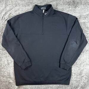 Nike Golf NikeFit Therma 1/4 Zip Men's Medium Black